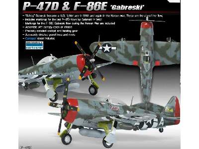 P-47D & F-86E Gabreski - image 2