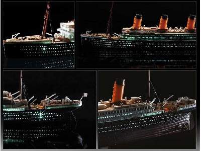 RMS Titanic z oświetleniem Led - Multi Color Parts - image 4