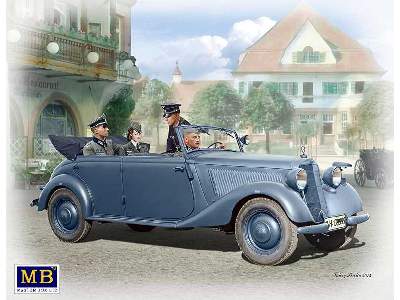 Mercedes Benz Type 170V  Tourenwagen with crew WW II era - image 1