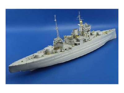 HMS Queen Elizabeth 1943 pt 5 - deck & main batteries 1/350 - Tr - image 15