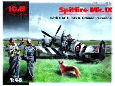 Spitfire Mk.IX with RAF Pilots and Ground Personnel - image 1