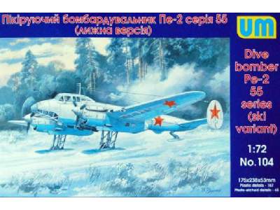 Soviet dive bomber Pe-2 55 series (ski variant) - image 1