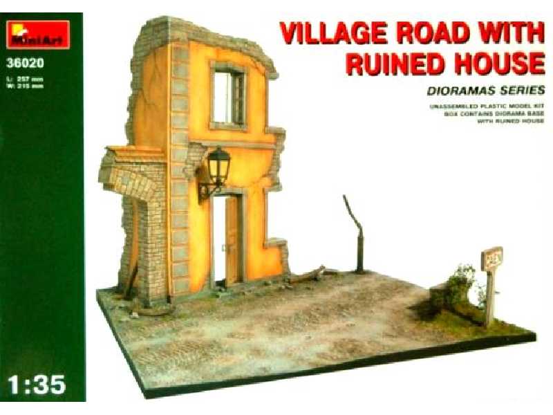 Village Road with Ruined House - image 1 Village Road with Ruined House - image 1