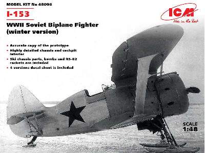I-153 - WWII Soviet Biplane Fighter (winter version) - image 14