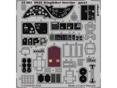 OS2U Kingfisher interior 1/32 - Kitty Hawk - image 1