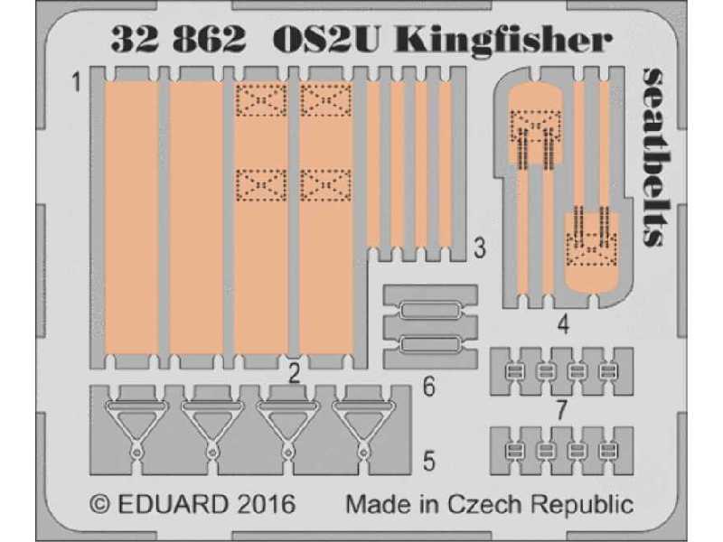 OS2U Kingfisher seatbelts 1/32 - Kitty Hawk - image 1