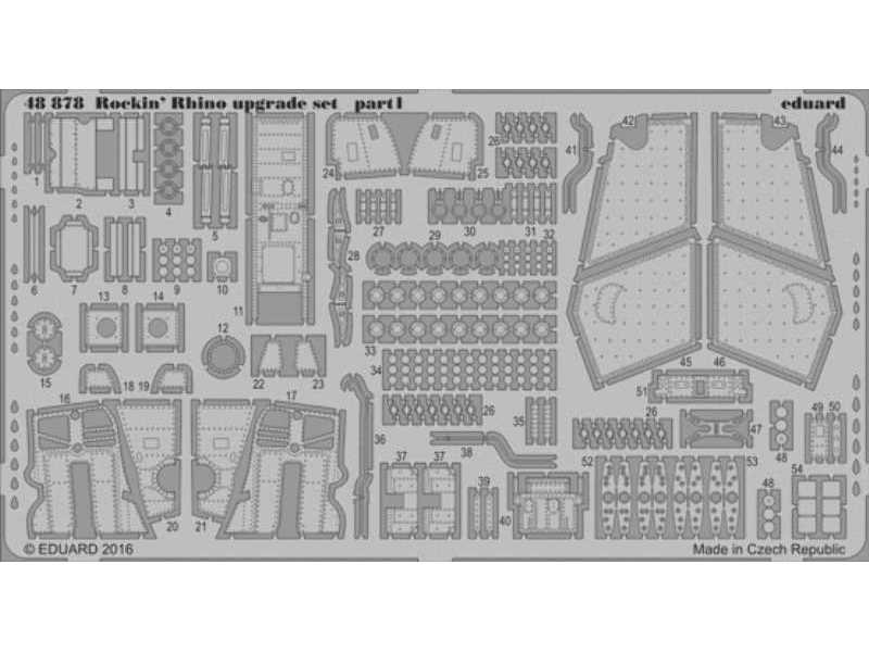 Rockin´ Rhino upgrade set 1/48 - Eduard - image 1 Rockin´ Rhino upgrade set 1/48 - Eduard - image 1