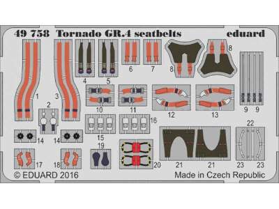 Tornado GR.4 seatbelts 1/48 - Revell - image 1