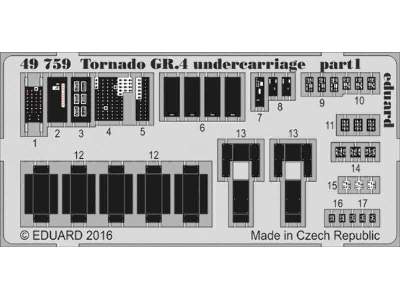 Tornado GR.4 undercarriage 1/48 - Revell - image 1