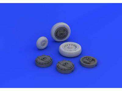 Mirage IIIc wheels 1/32 - Italeri - image 3