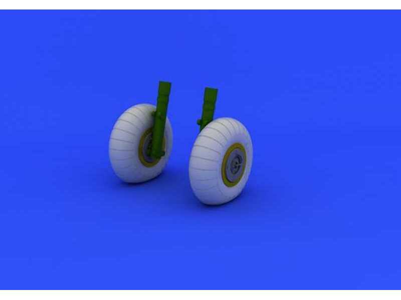 Ju 88A wheels early 1/48 - Icm - image 1 Ju 88A wheels early 1/48 - Icm - image 1