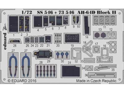 AH-64D Block II interior 1/72 - Academy - image 1