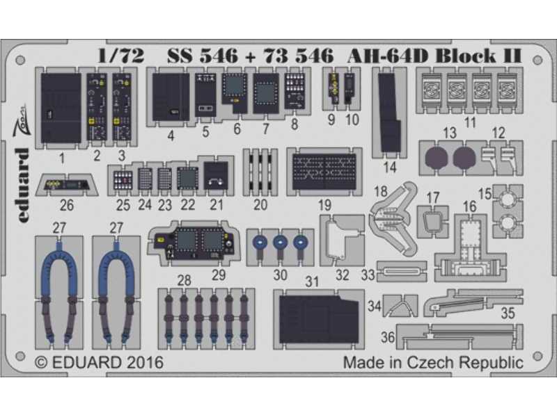 AH-64D Block II interior 1/72 - Academy - image 1