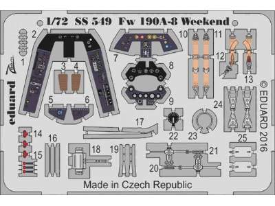 Fw 190A-8  Weekend 1/72 - Eduard - image 1