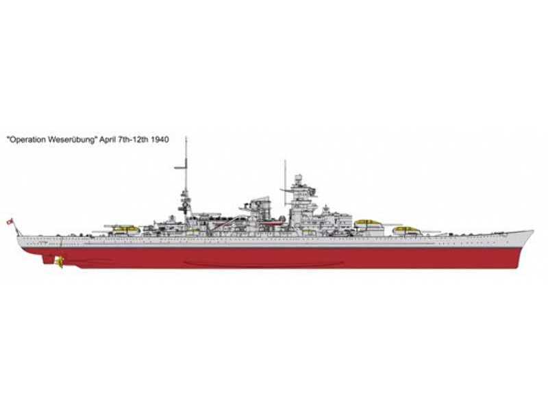 German Battleship Scharnhorst 1941 Smart Kit