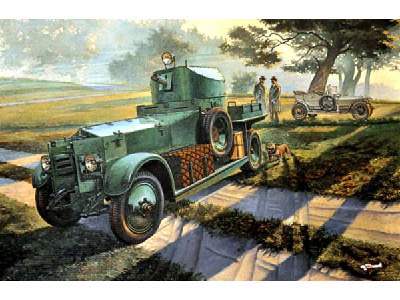 Roden 801 RR Armoured Car 1920 Pattern MkI 1914 1/35 scale plastic model kit WWI 