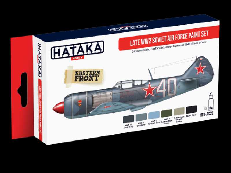 Late WW2 Soviet Air Force paint set - image 1 Late WW2 Soviet Air Force paint set - image 1