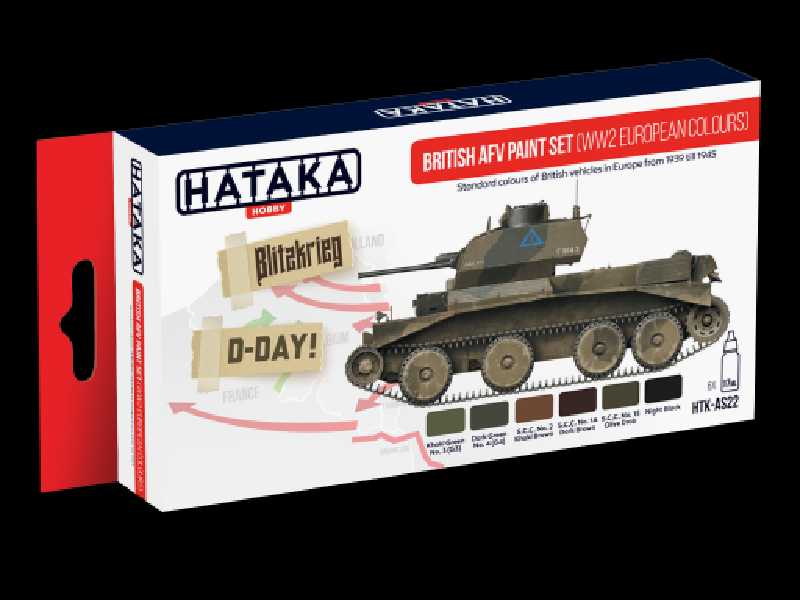British AFV paint set (WW2 European colours) - image 1 British AFV paint set (WW2 European colours) - image 1