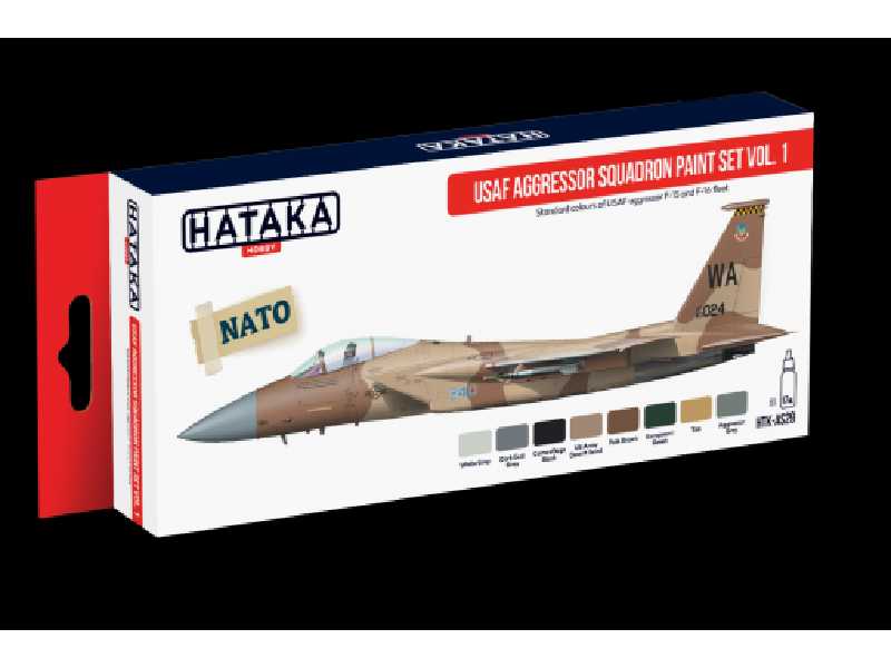 USAF Aggressor Squadron paint set vol. 1 - image 1 USAF Aggressor Squadron paint set vol. 1 - image 1