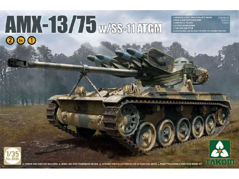 AMX-13/75 w/SS-11 ATGM French Light Tank - image 1
