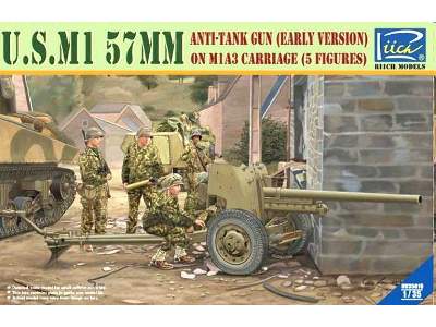 U.S. M1 57mm Anti-tank gun on M1A3 Carriage (early version) - image 1