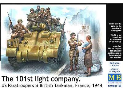 The 101st light company. US Paratroopers & British Tankman - image 1