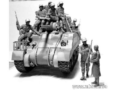 The 101st light company. US Paratroopers & British Tankman - image 19