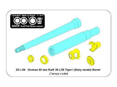 German 88 mm KwK 36 L/56 Tiger I (Early model) Barrel - image 9