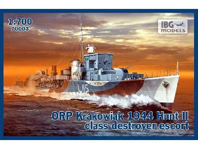 ORP Krakowiak 1944 Hunt II class destroyer escort - image 1