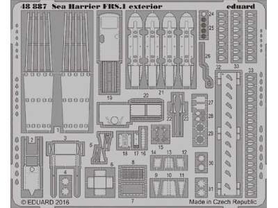 Sea Harrier FRS.1 exterior 1/48 - Kinetic - image 1