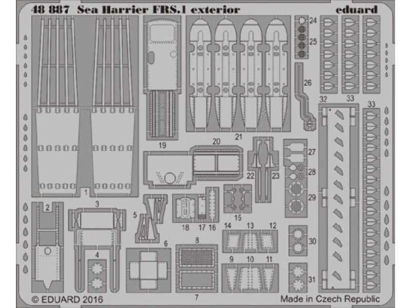 Sea Harrier FRS.1 exterior 1/48 - Kinetic - image 1