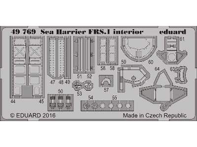 Sea Harrier FRS.1 interior 1/48 - Kinetic - image 2