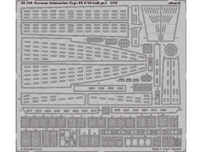 German Submarine Type IX C/40 hull pt.  1 1/72 - Revell - image 1