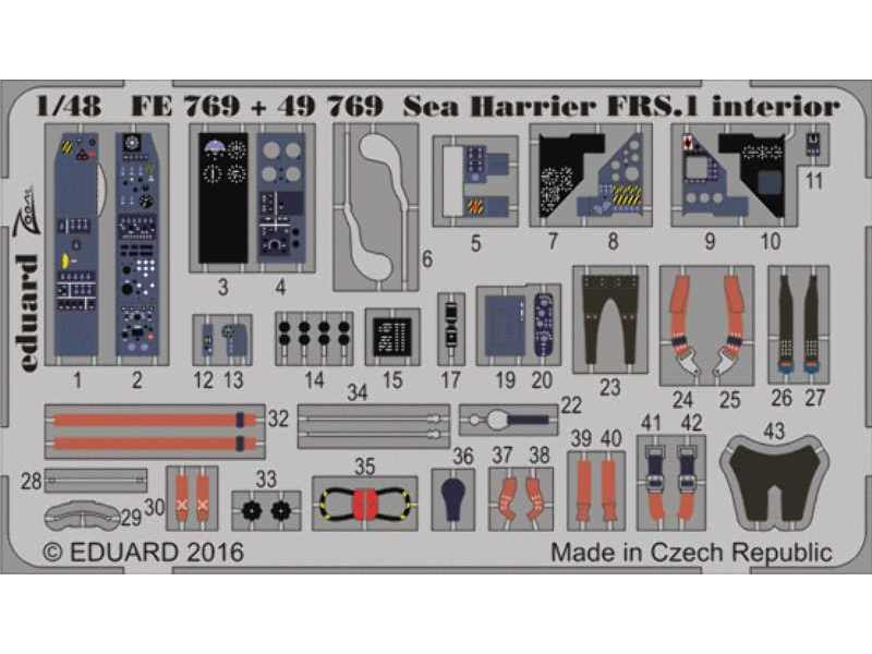 Sea Harrier FRS.1 interior 1/48 - Kinetic - image 1