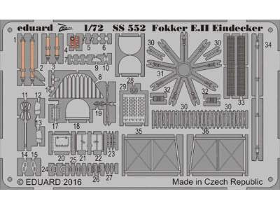 Fokker E. II Eindecker 1/72 - Airfix - image 1
