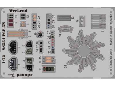 F6F-5N  Weekend 1/72 - Eduard - image 1