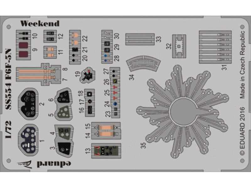 F6F-5N  Weekend 1/72 - Eduard - image 1