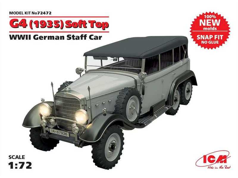 Mercedes G4 Soft Top (1935 production), WWII German Staff Car - image 1