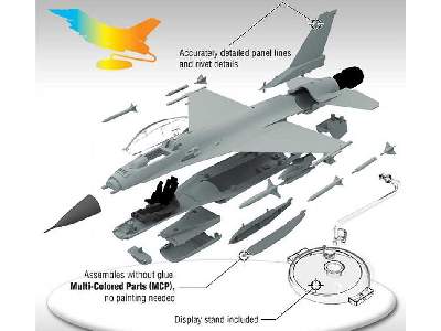 USAF F-16C Multirole Fighter MCP - image 7