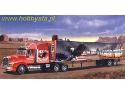 5964 Constellation AMERICAN EAGLE Truck with U.S. Reefer Trailer - image 1
