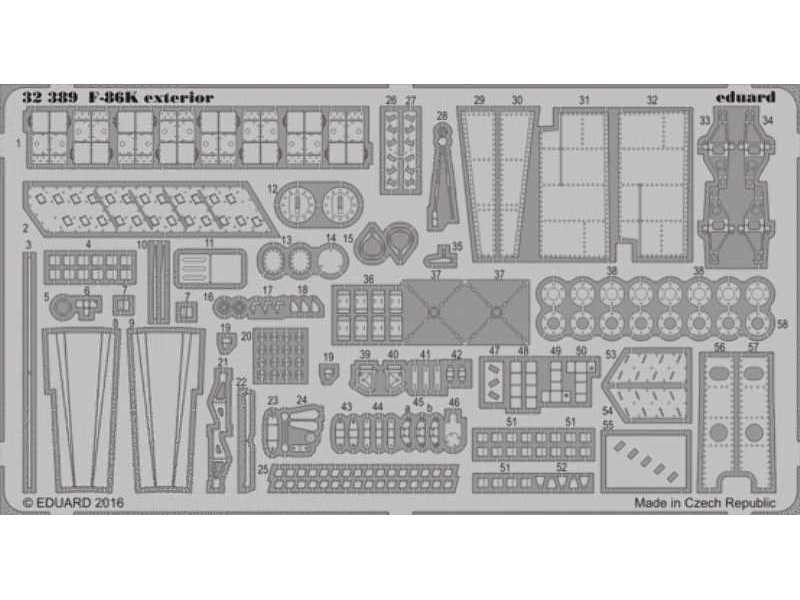 F-86K exterior 1/32 - Kitty Hawk - image 1 F-86K exterior 1/32 - Kitty Hawk - image 1