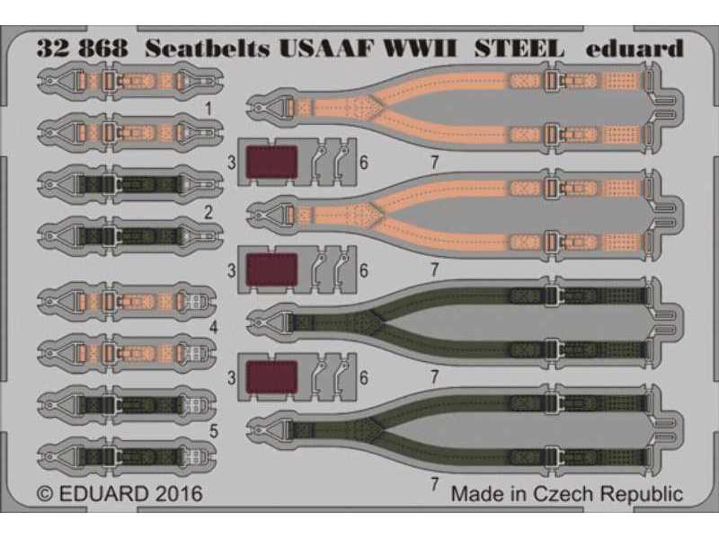 Seatbelts USAAF WWII STEEL 1/32 - image 1