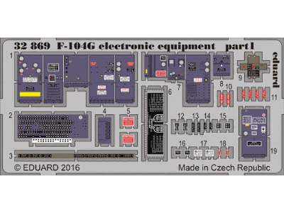 F-104G electronic equipment 1/32 - Italeri - image 1