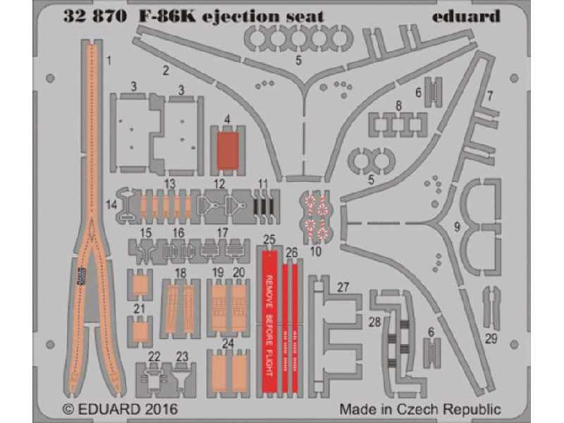 F-86K ejection seat 1/32 - Kitty Hawk - image 1