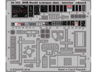 D9R Doobi w/  armor slats - interior 1/35 - Meng - image 1