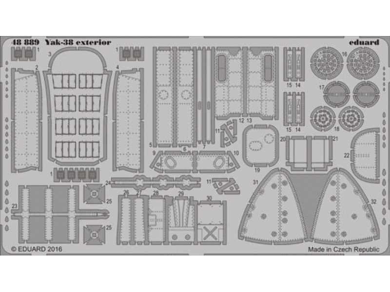 Yak-38 exterior 1/48 - Hobby Boss - image 1