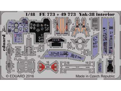 Yak-38 interior 1/48 - Hobby Boss - image 2