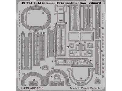 F-4J interior 1975 modification 1/48 - Academy - image 1