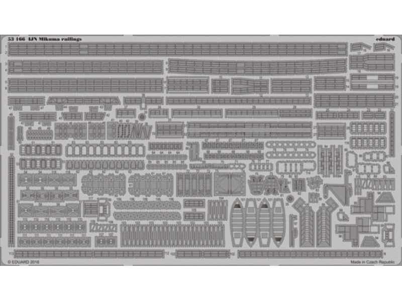 IJN  Mikuma railings 1/350 - Tamiya - image 1