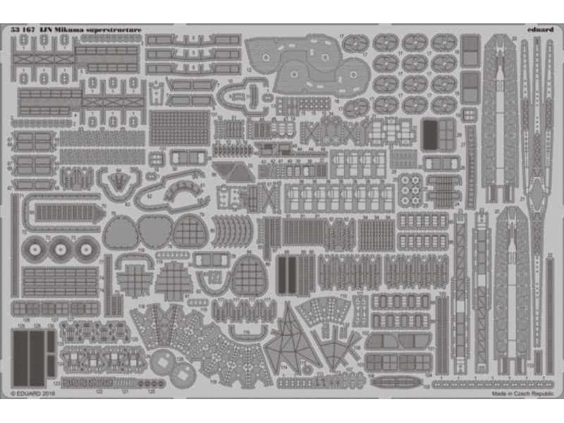 IJN Mikuma superstructure 1/350 - Tamiya - image 1